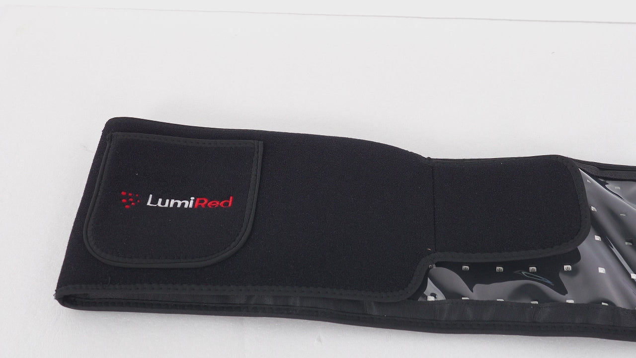 Load video: LumiRed Wireless Red Light Therapy Belt